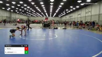 90 lbs Prelims - Jillian Wells, Elk Grove Wrestling Academy vs Ashley Johnson, Okwa