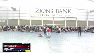 187 lbs Round 2 - Zosimos Johnson, Agon Academy Wrestling vs Rodney Sabin, Uintah Wrestling