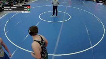 285 lbs Quarterfinals (8 Team) - Tyler Mertes, Omaha Skutt Catholic vs Carver Konzem, Ashland-Greenwood