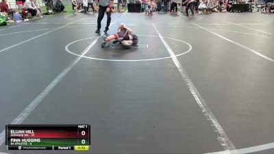 72 lbs Round 1 (6 Team) - Elijah Hill, Donahue WA vs Finn Huggins, 84 Athletes