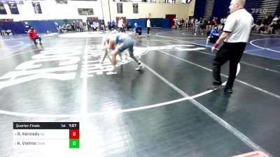 139 lbs Quarterfinal - Ryan Kennedy, Spire Academy vs Kai Vielma, Connellsville