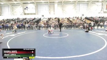 41 lbs 1st Place Match - Russell White, Pal-Mac You Wrestling vs Grant Jurica, Shenenenedowah Wrestling