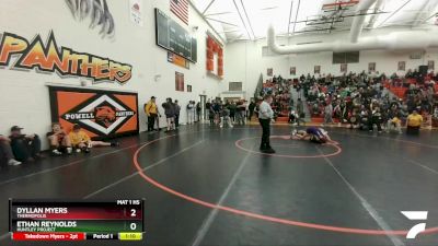 106B Round 2 - Dyllan Myers, Thermopolis vs Ethan Reynolds, Huntley Project