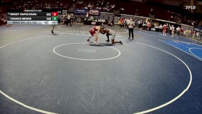 D 1 175 lbs Cons. Round 4 - Brady Napolitano, Destrehan vs Chance Meggs, East Ascension