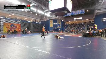 105 lbs Quarterfinal - Ashley Stank, Quakertown vs Peyton Schneck, Parkland