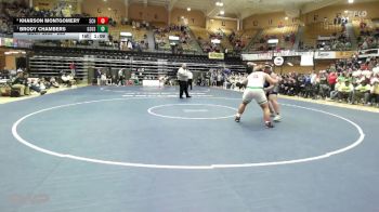 285 lbs 1st Place Match - Brody Chambers, Gypsum-Southeast Of Saline HS vs Kharson Montgomery, Smith Center HS
