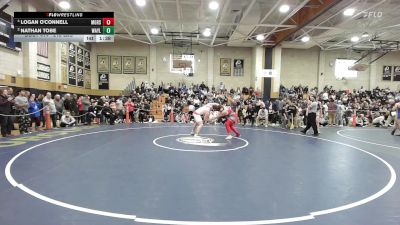 215 lbs 5th Place - Logan O'Connell, Mount Greylock vs Nathan Tobe, Wayland