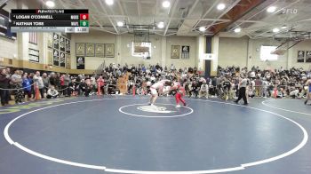 215 lbs 5th Place - Logan O'Connell, Mount Greylock vs Nathan Tobe, Wayland