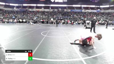 130 lbs Round Of 16 - Javier Ortiz, War Pirate Wrestling vs Braxton Tolley, King Select