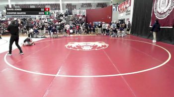 132 lbs Quarterfinal - Davis Jones, Charlotte Latin vs Cooper Martin, Chattanooga Christian