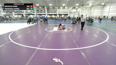 124 lbs Consolation - Nicholas Uhrig, Iron Faith WC vs Francisco Juvera, Doughboys WC