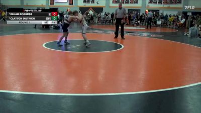 110 lbs Round 3 - Elijah Boggess, DC Elite vs Clayton Dietrich, Big Game Wrestling Club