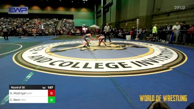 80 lbs Round Of 32 - Keidyn Madrigal, Darkhorse vs Colton Best, Predators Wrestling Club