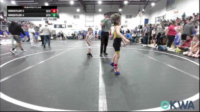 45 lbs Semifinal - Malakai King, OKC Saints Wrestling vs Ezra New, Marlow Outlaws