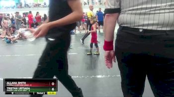 44 lbs Round 6 (10 Team) - Allana Smith, Florida Scorpions Gold vs Tristan Urtiaga, Finger Lake Elite Grey