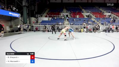 285 lbs Cons 16 #2 - Bryce Shepard, WI vs Kaz Morosetti, RI