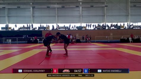 Ezequiel Coslovsky vs MATIAS SIMONELLI 2025 ADCC South American Championship