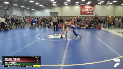 83 lbs Semifinal - Takoda Parker, Machine Shed Wrestling vs T.C. Strebel, Legend Wrestling Club