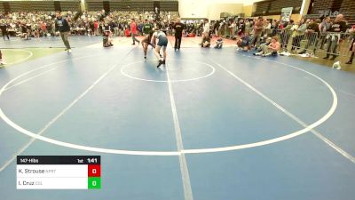 147-H lbs Round Of 64 - Kingston Strouse, Northport vs Iasah Cruz, Collingswood