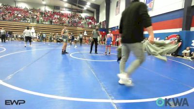 130 lbs Rr Rnd 2 - Dayson Swan, IRONMEN Wrestling Club vs Maxx Shelton, R.A.W.