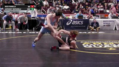 133 lbs Semifinal - Nico Fanella, Indiana vs Anthony Mutarelli, Council Rock South