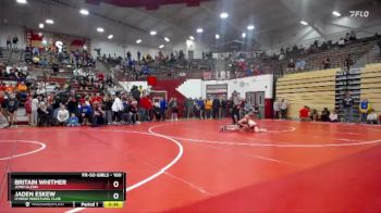 100 lbs 5th Place Match - Britain Whitmer, John Glenn vs Jaden Eskew, Hybrid Wrestling Club