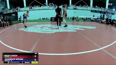 183 lbs Round 1 (8 Team) - Macey Couch, Indiana vs Temprence Watson, Missouri