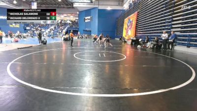 132 lbs Cons. Round 6 - Richard Delorenzo II, Toms River East vs Nicholas Salamone, Easton Area Hs