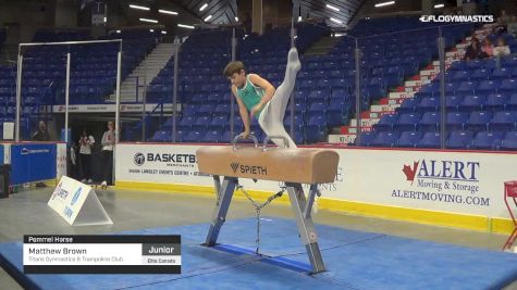Matthew Brown - Pommel Horse, Titans Gymnastics & Trampoline Club - 2019 Elite Canada - MAG
