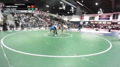 157 lbs Cons. Round 2 - Axel Olmos, Citrus Hill vs Jared Castro, West Covina