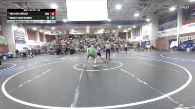 132 lbs Cons. Round 2 - Darien Miles, Alta Loma vs Noah Kritscher, Thousand Oaks