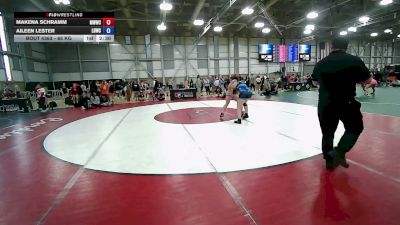 65 kg Cons. Sub-rd Of 16 - Makena Schramm, Midland Warrior Wrestling Club vs Aileen Lester, Lucky Duck Wrestling Club