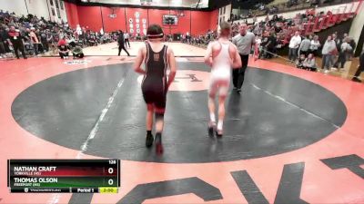 126 lbs Cons. Round 5 - Thomas Olson, FREEPORT (HS) vs Nathan Craft, YORKVILLE (HS)