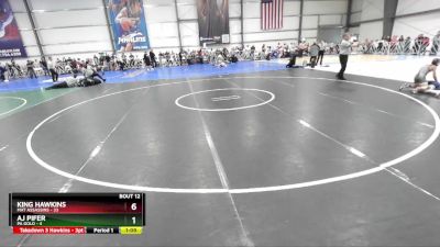 84 lbs Rd# 6- 9:00am Saturday Final Pool - King Hawkins, Mat Assassins vs AJ Pifer, PA Gold