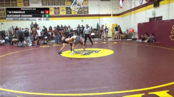 125 lbs 5th Place Match - Aj Camarillo, Fresno City College vs Alexander Osborne, Lassen College