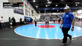 120 Boys Quarterfinal - Edwin Sierra, Poway vs Isaac Navarro, Vista