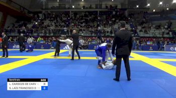 LETÍCIA CARDOZO DE CARVALHO vs SÁBATHA LAÍS FRANCISCO DOS SANTO 2024 European Jiu-Jitsu IBJJF Championship