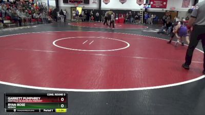 106 lbs Cons. Round 3 - Garrett Pumphrey, Eddyville-Blakesburg-Fremont vs Ryan Rose, Keokuk