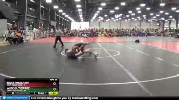 120 lbs Round 3 (6 Team) - Alex Gutierrez, Team California vs Issak Wickham, East Coast Elite