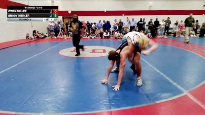 120/138 Round 3 - Brody Mercer, Cobra Wrestling Club vs Owen Miller, Legacy Elite Wrestling Club