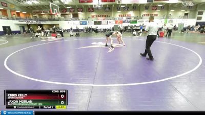 141 lbs Cons. Semi - Jaxon Morlan, Eastern Oregon University (OR) vs Chris Kelly, Southeastern