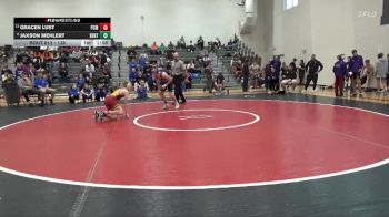 138 lbs Cons. Round 2 - Gracen Lust, PCM, Monroe vs Jaxson Mehlert, Benton Community