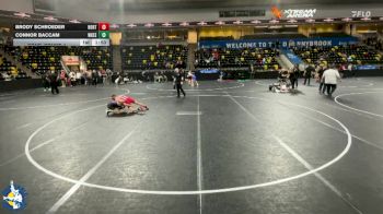 120 lbs Cons. Round 4 - Brody Schroeder, Hortonville vs Connor Baccam, Waukee