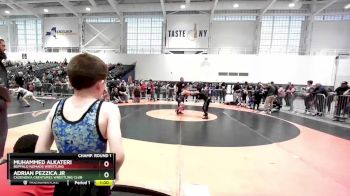 102 lbs Champ. Round 1 - Adrian Pezzica Jr, Cazenovia Creatures Wrestling Club vs Muhammed Alkateri, Buffalo Nomads Wrestling