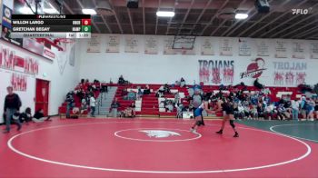 125 lbs Quarterfinal - Gretchan Begay, Nampa vs Willoh Largo, Ontario