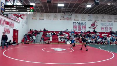 125 lbs Quarterfinal - Gretchan Begay, Nampa vs Willoh Largo, Ontario