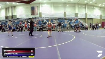 126 lbs Cons. Round 2 - Noah Woods, IL vs Caedmon Clark, OH