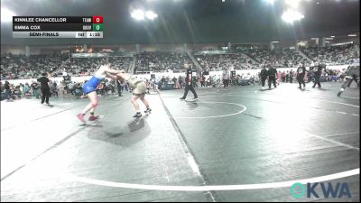 165 lbs Semifinal - Kinnlee Chancellor, Team Tulsa Wrestling Club vs Emma Cox, Grove Takedown Club