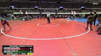 National 3-5 105-113 Round 2 - Michael Codie Jr, Flex Wrestling vs Jasmine Mohajerin, Williamsburg Wrestling Club