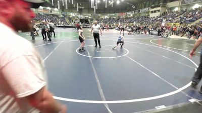 73 lbs Round Of 16 - Jhett Snapp, Wray Eagles vs Tell Burnham, Wolfpack